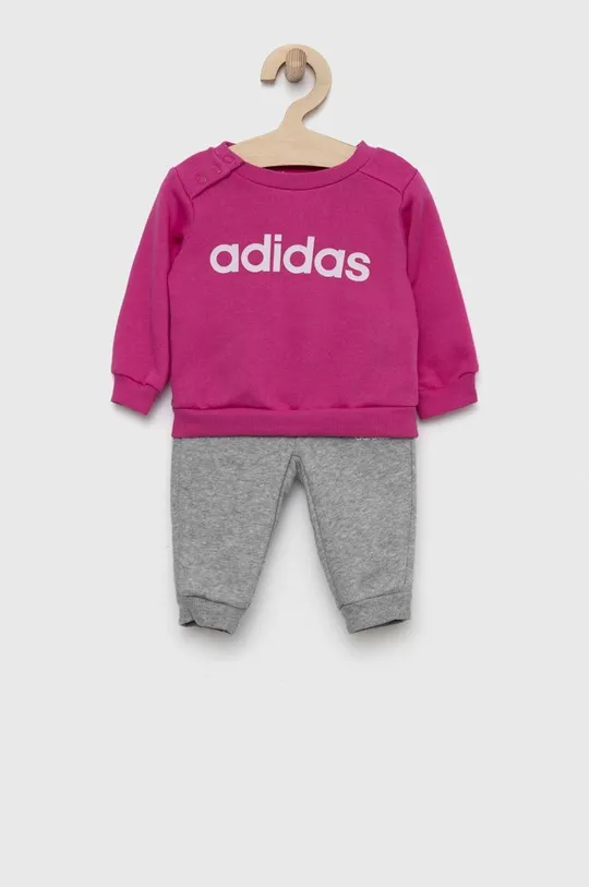 różowy adidas dres dziecięcy I LIN FL Dziewczęcy