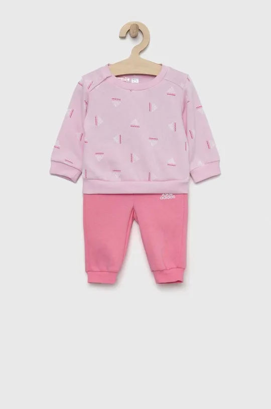 рожевий Дитячий спортивний костюм adidas I BLUV FL Для дівчаток