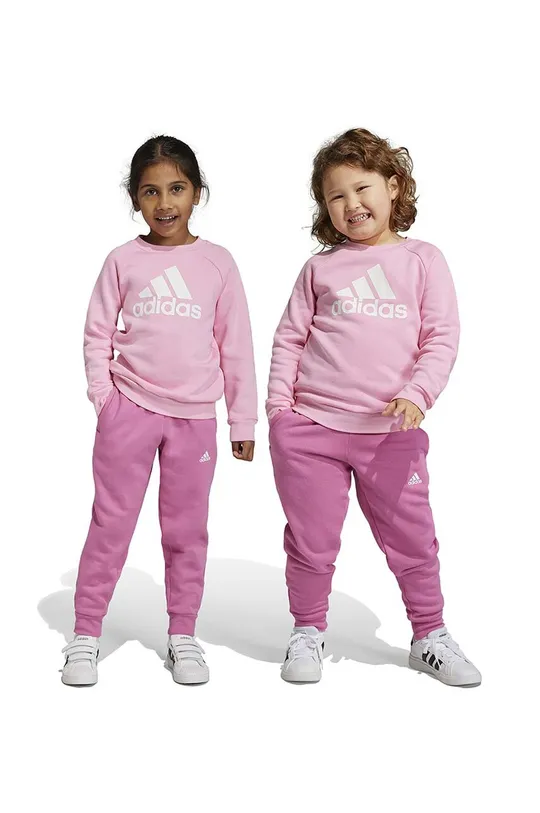 рожевий Дитячий спортивний костюм adidas LK BOS JOG Для дівчаток