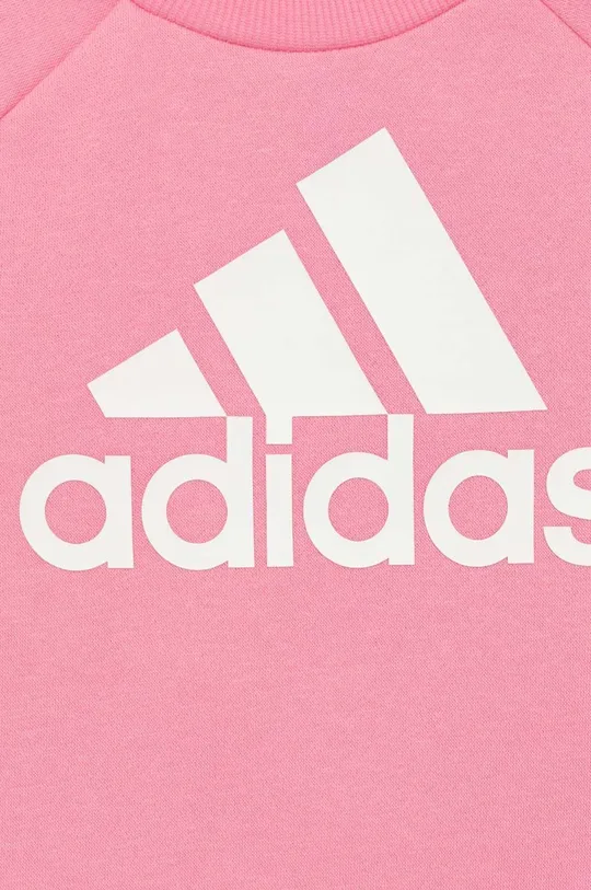 różowy adidas dres dziecięcy LK BOS JOG