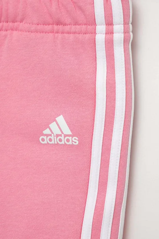 różowy adidas dres dziecięcy I 3S FZ FL JOG