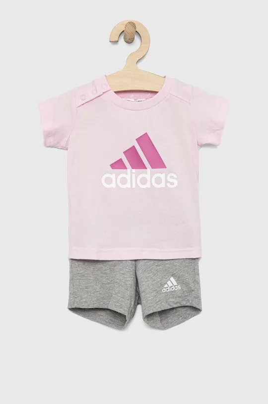 ροζ Παιδικό βαμβακερό σετ adidas I BL CO T Για κορίτσια