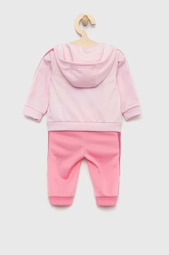 Παιδική φόρμα adidas I 3S SHINY ροζ