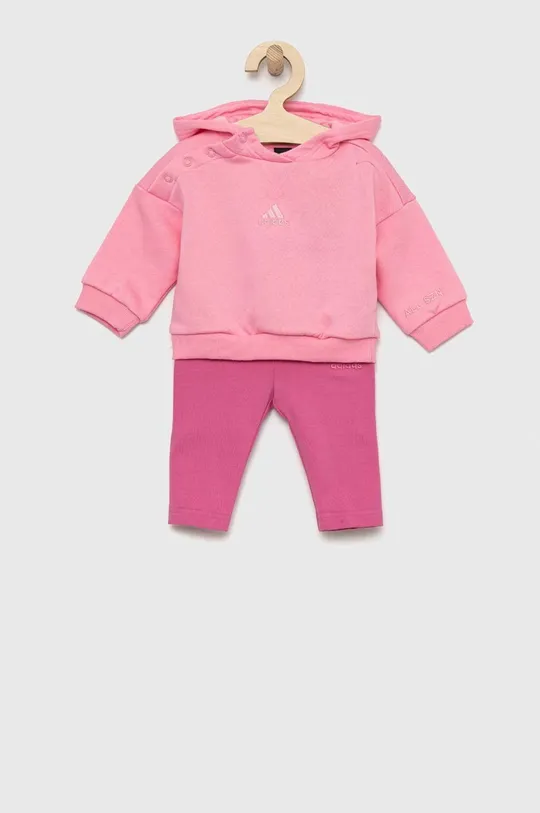 фіолетовий Дитячий комплект adidas IN G HOOD FL Для дівчаток