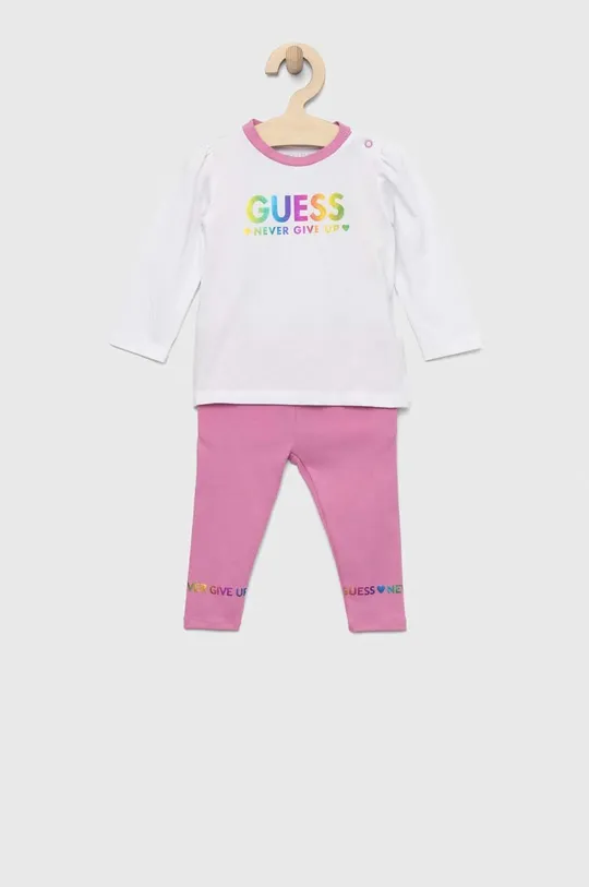 ροζ Σετ μωρού Guess Για κορίτσια