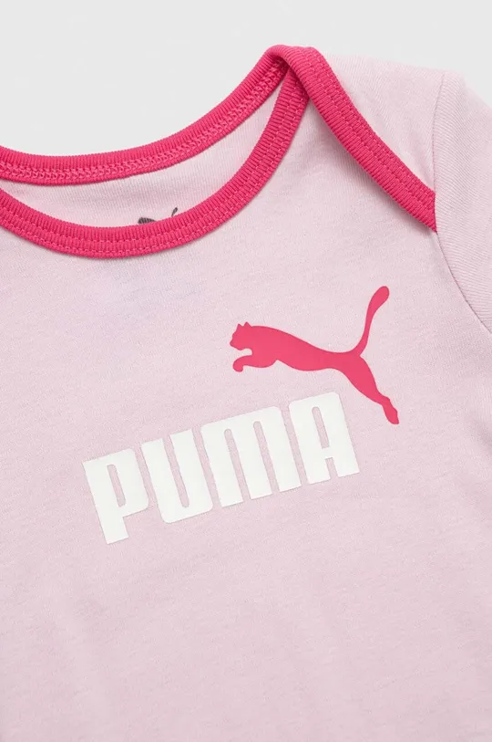 Βρεφικό βαμβακερό σετ Puma Minicats Bow Newborn Set