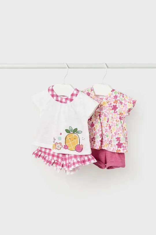 рожевий Комплект для немовлят Mayoral Newborn 2-pack Для дівчаток