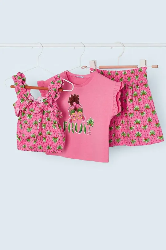розовый Детский комплект из хлопка Mayoral Для девочек