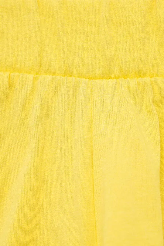 žltá Detská bavlnená súprava United Colors of Benetton