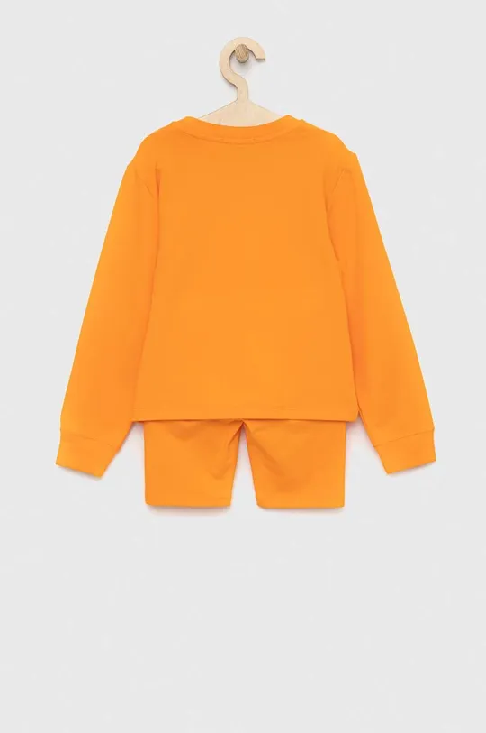 Παιδικό σετ Calvin Klein Jeans πορτοκαλί