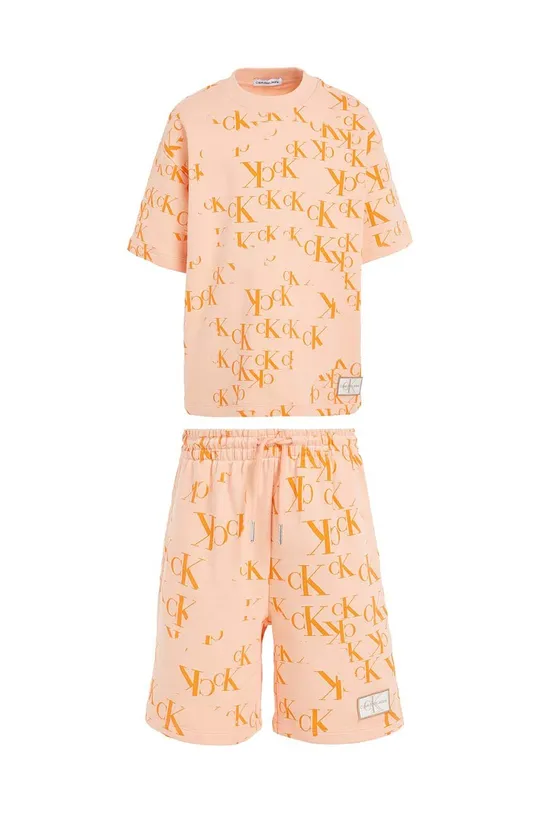оранжевый Детский комплект Calvin Klein Jeans Для девочек