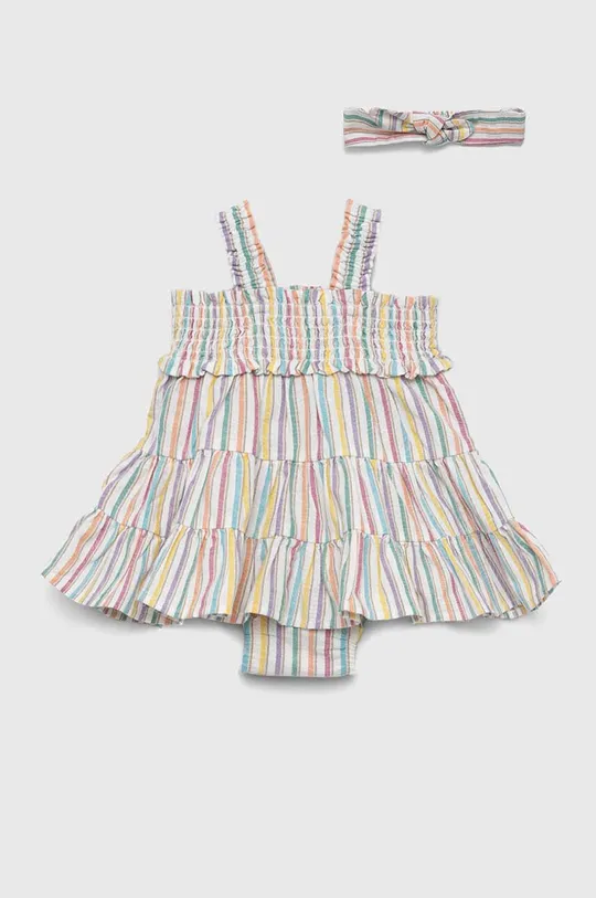 multicolor GAP sukienka bawełniana niemowlęca Dziewczęcy