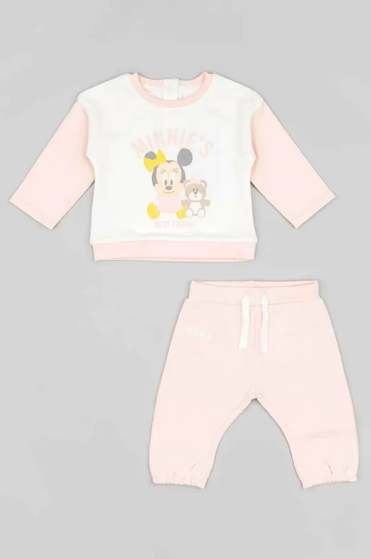 różowy zippy dres niemowlęcy Dziewczęcy