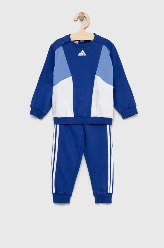 блакитний Дитячий комплект adidas I 3S CB FT JOG Дитячий