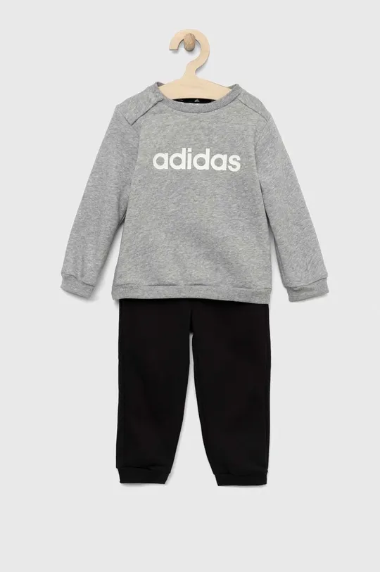 серый Детский спортивный костюм adidas I LIN FL Детский