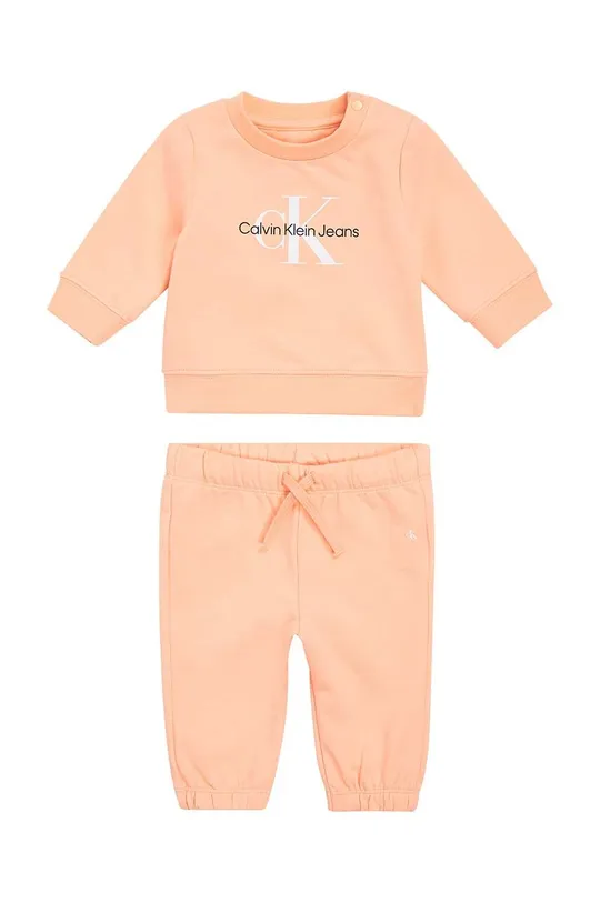 narancssárga Calvin Klein Jeans gyerek együttes Gyerek