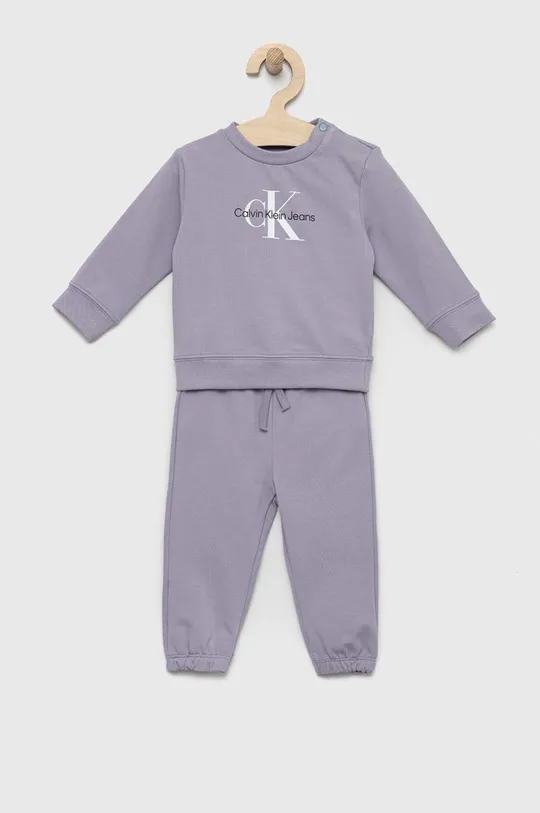 violetto Calvin Klein Jeans tuta per bambini Bambini
