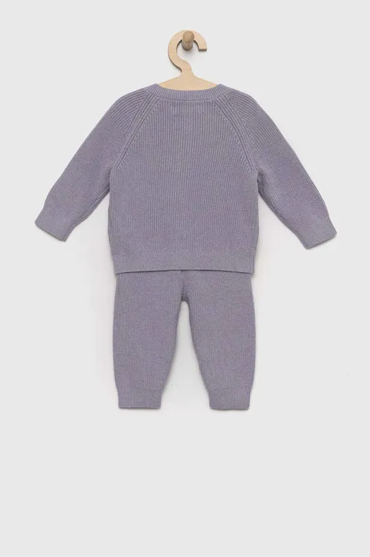 Комплект для немовлят Calvin Klein Jeans фіолетовий