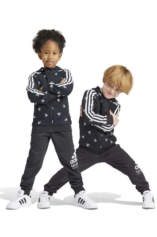 črna Otroška trenirka adidas LK BLUV FT Otroški