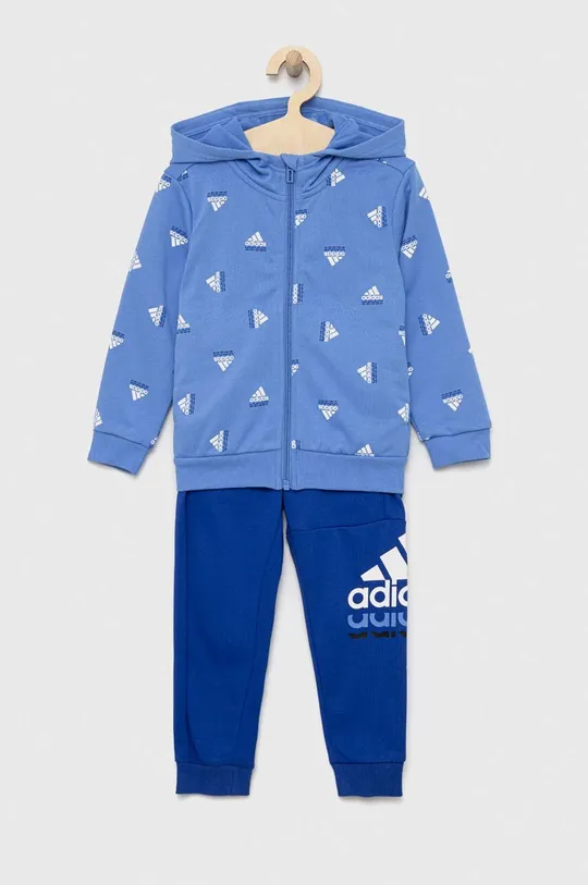 Otroška trenirka adidas LK BLUV FT modra