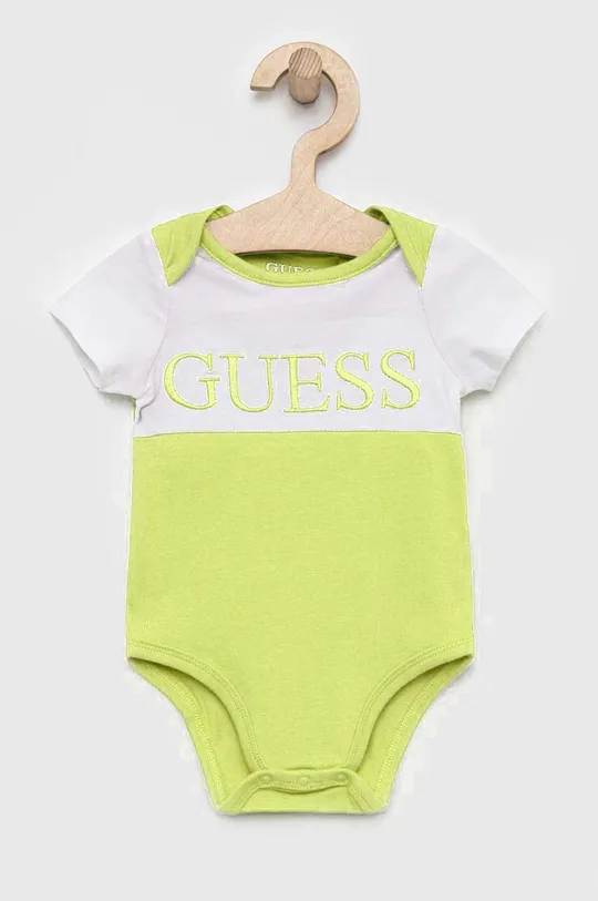 Guess komplet niemowlęcy żółto - zielony