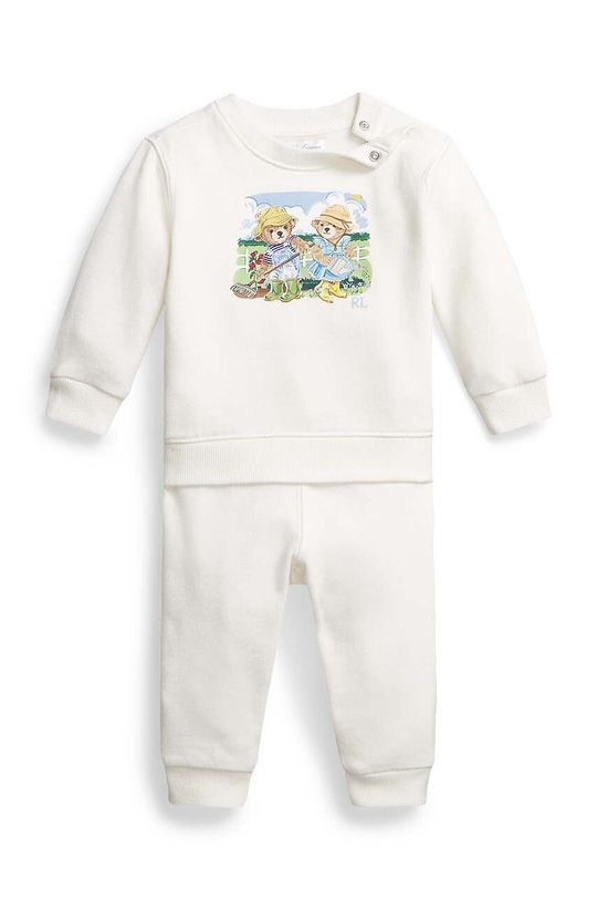 biały Polo Ralph Lauren dres niemowlęcy Dziecięcy