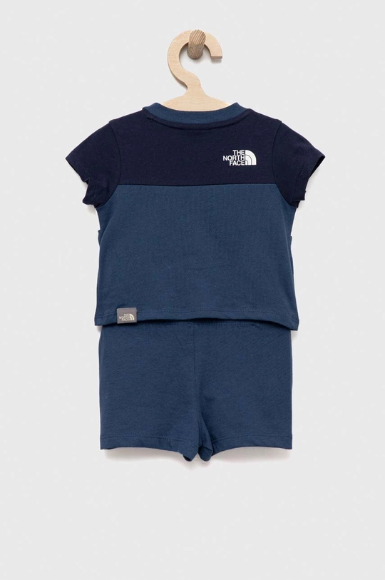 Pamučlni komplet za bebe The North Face mornarsko plava