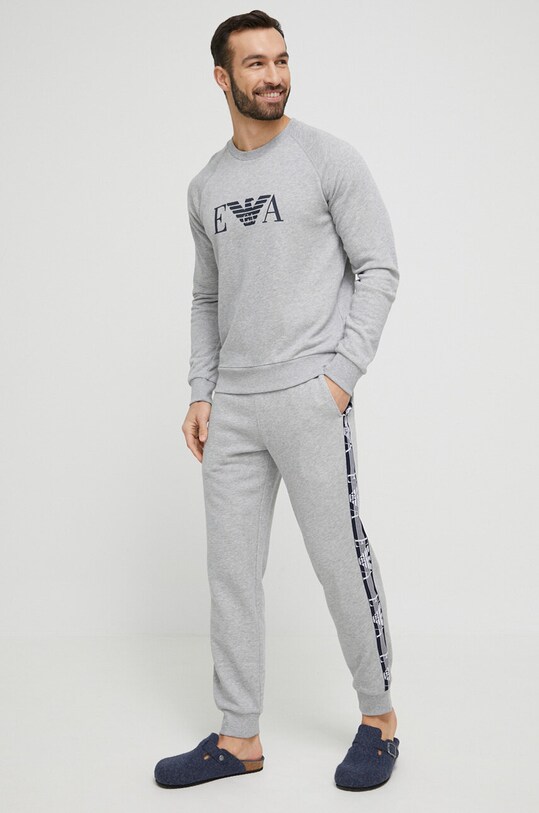 Спортивный костюм Emporio Armani Underwear мужской цвет серый | ANSWEAR.ua