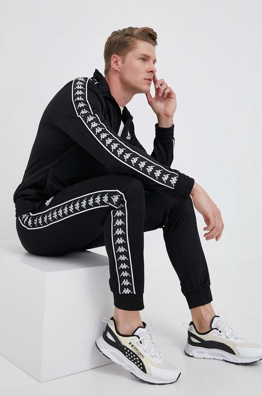 Спортивный костюм Kappa мужской цвет чёрный | ANSWEAR.ua