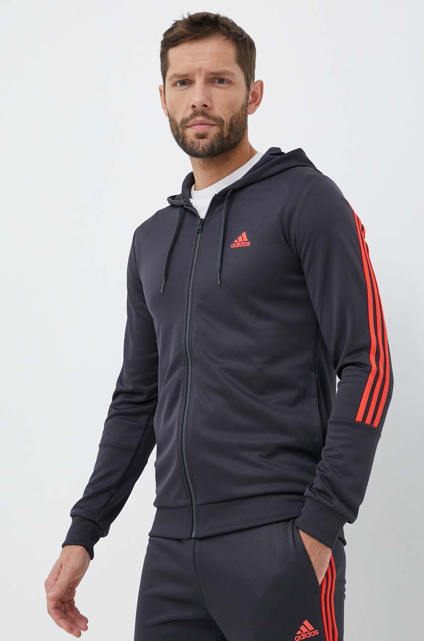 Спортивный костюм adidas мужской цвет серый | ANSWEAR.ua