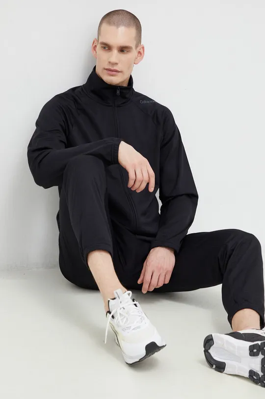 чорний Спортивний костюм Calvin Klein Performance Essentials Чоловічий