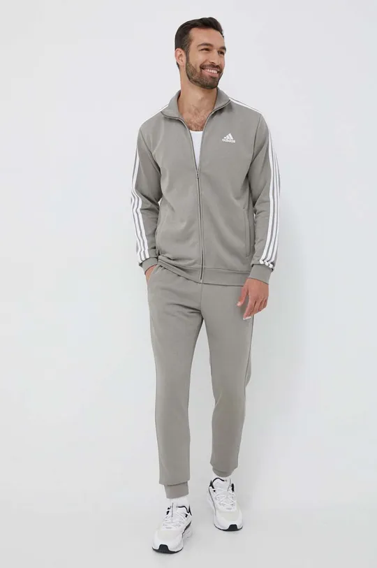 Спортивный костюм adidas серый