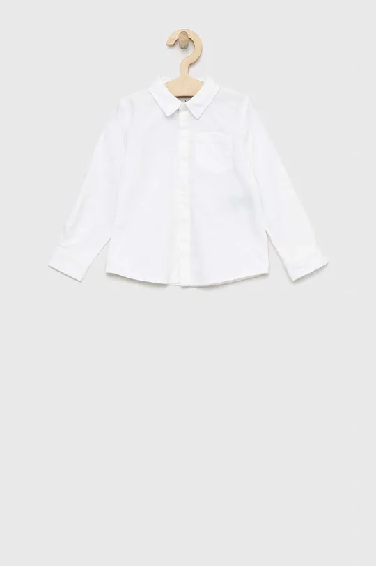 λευκό Παιδικό βαμβακερό πουκάμισο Guess Για αγόρια