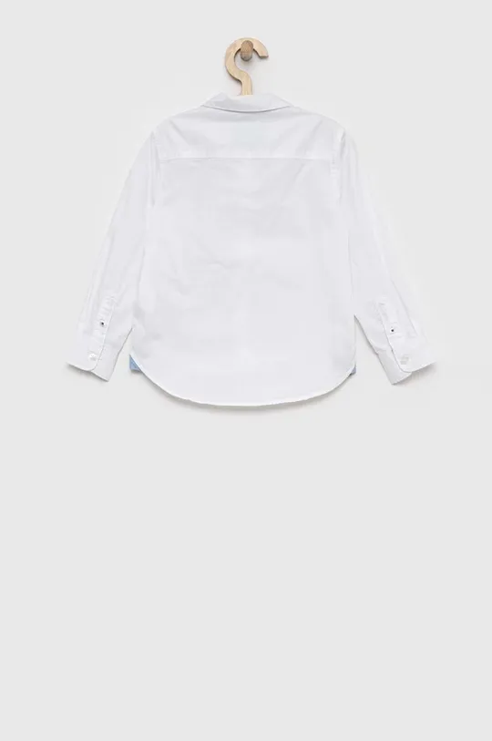 Παιδικό βαμβακερό πουκάμισο Pepe Jeans λευκό