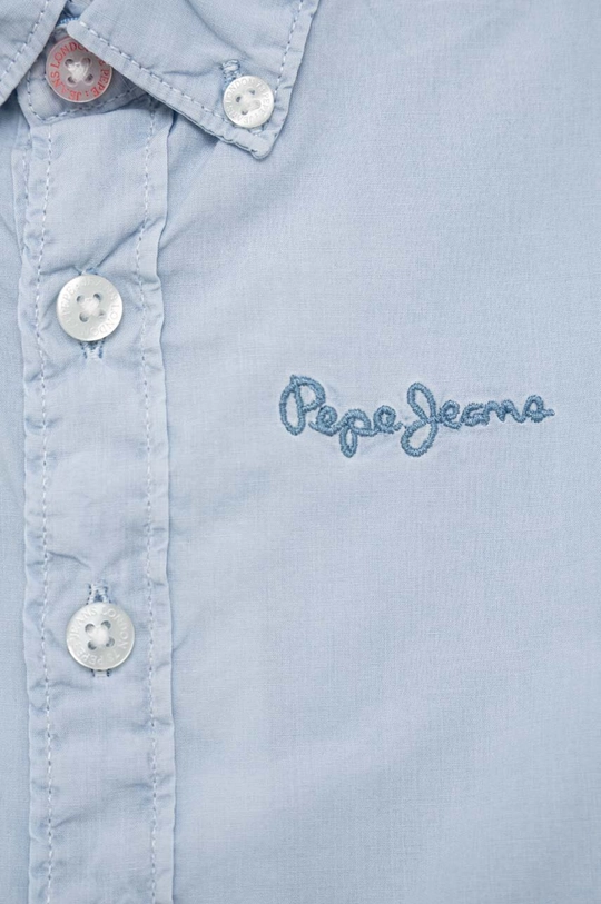 Παιδικό βαμβακερό πουκάμισο Pepe Jeans Misterton  100% Βαμβάκι