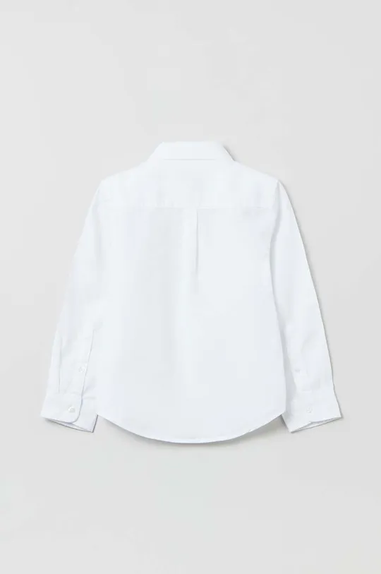 Παιδικό βαμβακερό πουκάμισο OVS λευκό