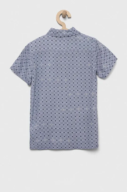 Παιδικό πουκάμισο από λινό μείγμα Guess μπλε