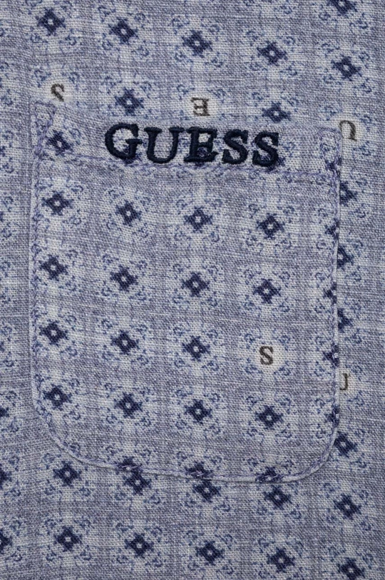 Παιδικό πουκάμισο από λινό μείγμα Guess  83% Βισκόζη, 17% Λινάρι