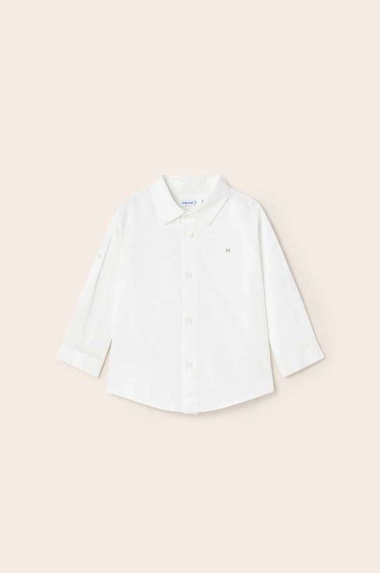 Mayoral maglia in cotone bambino/a bianco