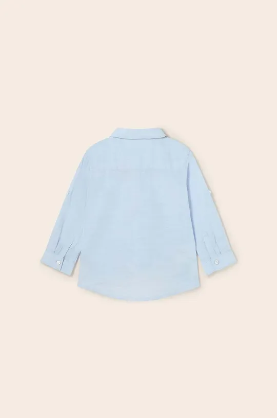 Detská bavlnená košeľa Mayoral modrá