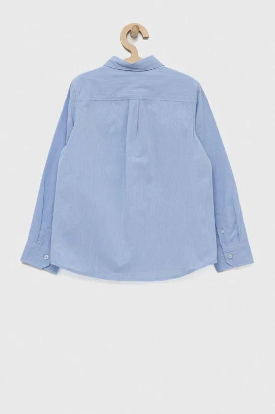 Παιδικό βαμβακερό πουκάμισο United Colors of Benetton μπλε