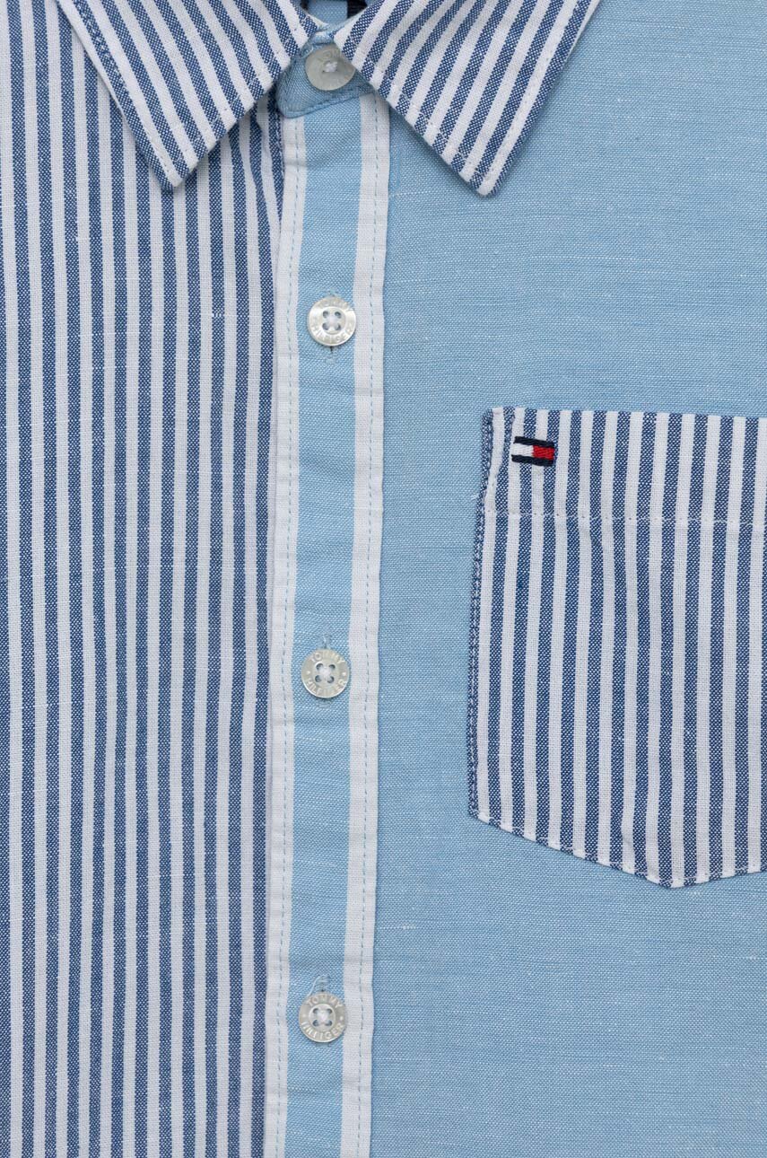 Dětská košile Tommy Hilfiger  80 % Bavlna, 20 % Konopí