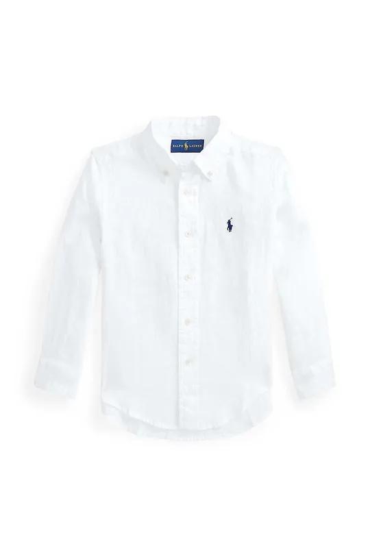 μπεζ Παιδικό λινό πουκάμισο Polo Ralph Lauren Για αγόρια