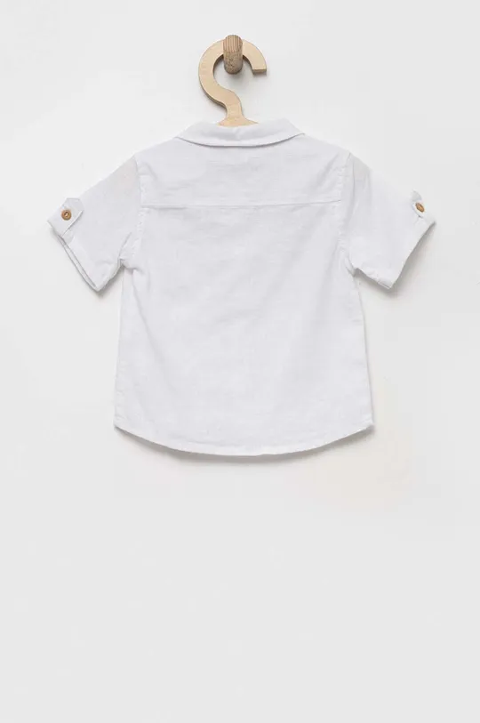 Παιδικό λινό πουκάμισο Birba&Trybeyond λευκό