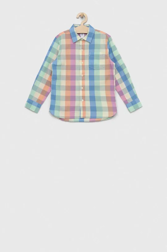 multicolor GAP koszula bawełniana dziecięca Chłopięcy