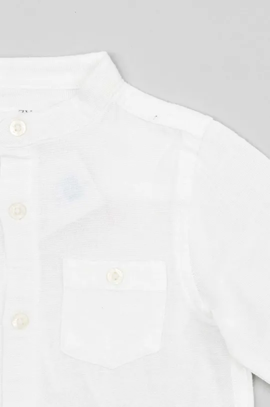 Παιδικό πουκάμισο από λινό μείγμα zippy  56% Βισκόζη, 36% Βαμβάκι, 8% Λινάρι