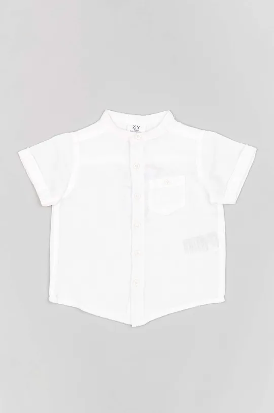 biały zippy koszula niemowlęca Chłopięcy