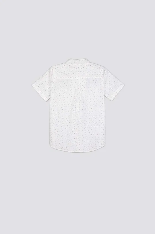 Otroška bombažna srajca Coccodrillo bela