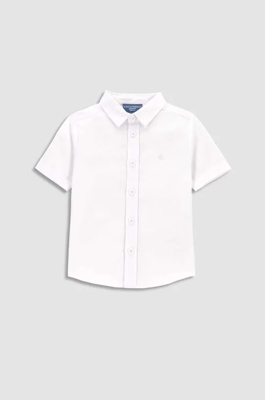 Μωρό βαμβακερό πουκάμισο Coccodrillo λευκό