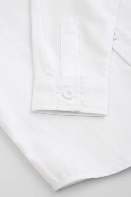 bela Otroška bombažna srajca Coccodrillo